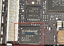 Bios for Microsoft Surface Pro 7 1866 New chip type WSON-8, JALAMA_ICL_MB picture