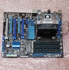 Working Asus P6X58D-E ATX LGA 1366 motherboard, 6-core CPU & fan, 12MB ECC RAM picture