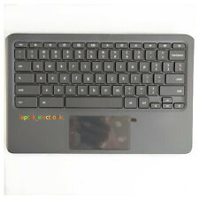 For HP Chromebook 11 G6 EE Palmrest Case w/ Keyboard & Touchpad L14921-001 USA picture