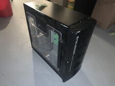 RaidMax Smilodon Custom Gaming Computer PC Tower Case Black / Green Dirk-Tooth picture