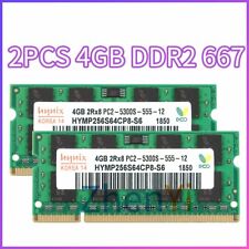 8GB 2x 4GB 2GB 1GB DDR2 PC2-5300S 667MHz 200Pin Laptop SODIMM RAM For Hynix LOT picture