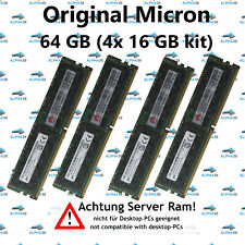 Micron 64 GB (4x 16 GB) 2133 DDR4 ECC HP Work Station Z440 Z640 Z840 Server RAM picture