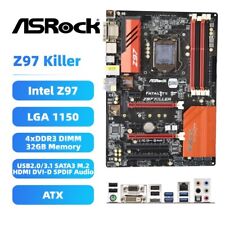 ASRock Fatal1ty Z97 Killer Motherboard ATX Intel Z97 LGA1150 DDR3 SATA3 HDMI VGA picture