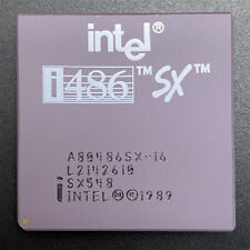 Intel A80486SX-16 CPU SX548 16MHz 5V PGA168 x86 486 Processor Rare Sspec picture