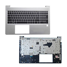 New For HP Probook 450 455 G9 Palmrest With Backlit Keyboard N01933-001 Sliver picture