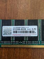 Transcend 1G DDR400 DIMM 3-3-3 213356-0225 / L4-4 picture
