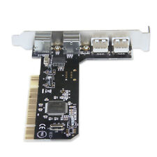 Keyboard Mouse Adapter Card PCI 32bit to 2x PS2 PS/2 + 2x USB 2.0 Port for PC picture