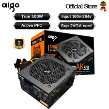 Power Supply 500W ATX Desktop computer Gaming PSU Quiet 120mm RGB Fan picture