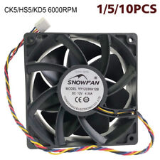 1/5/10PPCS 6000RPM Mining Cooling Fans for Goldshell Miner CK5 HS5 KD5 LOT picture