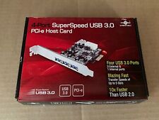 VANTEC UGT-PC341 4-PORT SUPERSPEED USB 3.0 PCIE HOST CARD UC7-3 picture