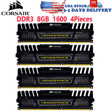 Corsair Vengeance DDR3 32GB (4x8GB) 1600MHz PC3-12800 Desktop RAM Memory DIMM picture