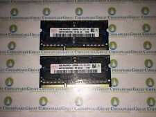 Lot of 2 Hynix HMT351S6CFR8C-PB 8GB Total (4GBx2) DDR3 SODIMM PC3-12800S 1600MHz picture