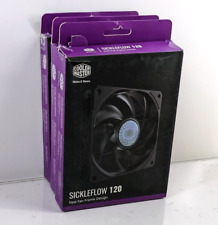 Cooler Master SickleFlow 120 V2 All-Black Square Frame Fan w/ Air Balance 3-Pack picture