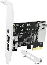 LinksTek 4-Ports 1394A PCIE Firewire 400 Expansion Card for Windows 3X 6Pin 1X 4 picture