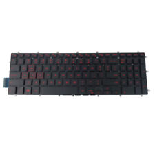 Backlit Keyboard w/ Red Letters for Dell Inspiron 5565 5567 Laptops 3R0JR picture