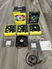 Corsair Mixed Lot Of Fans & RGB Hub picture