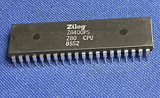 QTY-1 Z8400PS Z80-CPU ZILOG 40-PIN DIP 8-bit CPU Vintage 1985 Rare LAST ONES picture