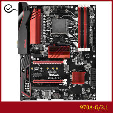 FOR ASROCK 970A-G/3.1 DDR3 AMD AM3 64GB ATX Motherboard Test OK picture