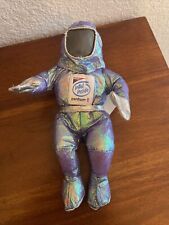 Vintage Metallic Purple Intel Inside Spaceman Astronaut Plush Doll Computer 1997 picture