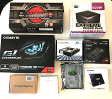 NEW*LOT OF COMPUTER INTERNAL PARTS*RADEON*KINGSTON*KINGWIN*SAMSUNG*+POWER SUPPLY picture