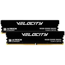 A-Tech Velocity 32GB 2x16GB DDR5 5600 PC5-44800 XMP Desktop PC Gaming Memory RAM picture