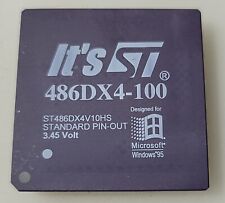Vintage Rare IT's ST 486DX4-100 ST486DX4V10HS Processor Collection/Gold picture