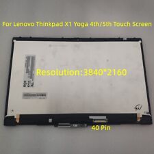 Lenovo Thinkpad x1 Yoga 4th 5th Gen LCD Display Touch screen Assembly UHD 40Pin picture