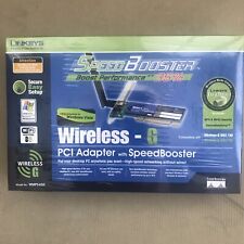 Cisco Linksys Wireless-G PCI Adapter w/ SpeedBooster up to 35%  WMP54GS 2.4 GHz  picture