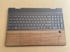 FOR HP ENVY X360 15-DR 15-DS C Shell Keyboard Wood Grain Backlight L65684-001 picture