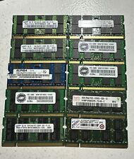 Lot of 10 (20GB) Mixed Brands 2GB PC2-5300 DDR2-667 Laptop Ram Memory picture