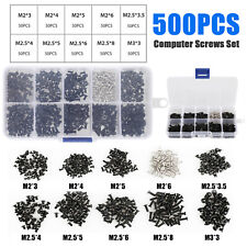 500Pcs Set Laptop Computer Screws Set For HP Dell Lenovo Sony Toshiba SAMSUNG picture