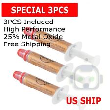 3PCS High Performance Gold Thermal Grease CPU Heatsink Compound Paste Syringe picture