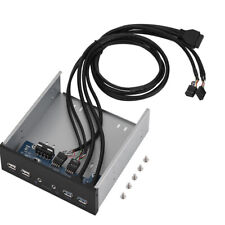 5.25 Inch Desktop PC Case Internal Front Panel USB Hub Usb 3.0 2.0 With HD-Audio picture