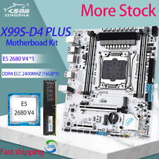 X99S-D4 Motherboard Kit Set with E5 2680V4 CPU & DDR4 16GB ECC REG 2400MHz RAM picture