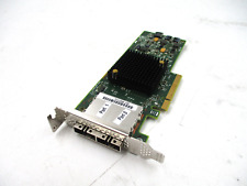 LSI Dual Port 6GB SAS PCI-E Host Bus Adapter Low Profile P/N: SAS9207-8e Tested picture