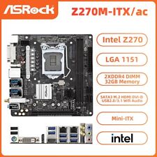 ASRock Z270M-ITX/ac Motherboard Mini-ITX Intel Z270 LGA1151 DDR4 SATA3 HDMI WIFI picture