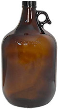 1 Gallon (128Oz) Amber Glass Jug with 38Mm Cap - FBA picture
