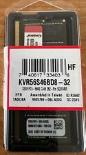 Kingston 32GB DDR5 5600 MHz SO-DIMM LAPTOP MEMORY P/N: KVR56S46BD8-32 