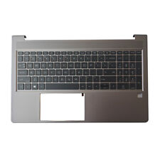 For HP ZBOOK Power 15 G8 G8 Palmrest w/Keyboard White Backlit Gray picture