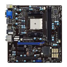 MSI FM2-A75MA-E35 Motherboard M-ATX AMD A75 Socket FM2 DDR3 32GB SATA3 HDMI VGA picture