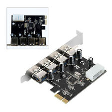 PCI-E PCI Express to 4 Port USB3.0 USB 3.0 Hub Controller Card Converter Adapter picture