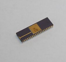 Motorola MC6802L vintage ceramic purple gold CPU IC DIP40 date 7939 picture