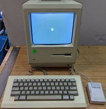 Vintage Apple Macintosh Original 128K M0001 Computer With Keyboard/Mouse/Cover  picture