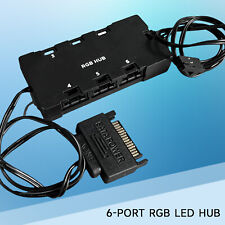 Corsair 6-Port RGB LED Fan Hub for Corsair Lightning Node Pro Commander CrystaK2 picture
