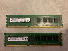 8GB pair (2 x 4GB) Micron MT8JTF51264AZ-1G6E1 PC3-12800U RAM picture