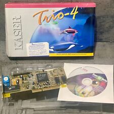 Vintage Kaser Trio-4 3D/2D 4MB AGP2X Graphics Accelerator Win 95/98 NEW OPEN BOX picture