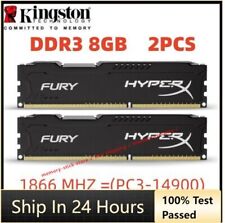 KINGSTON HyperX FURY DDR3 1866 16GB KIT 2x 8GB PC3-14900 Desktop RAM Memory DIMM picture
