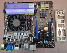 MSI FM2-A75MA-E35 Motherboard, A10-5800K CPU, 8 GB RAM, Heatsink, Backplate picture