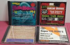 4 VTG Amiga CD-ROM Vulcan Demo Super CD-ROM 5 Music Meltdown Lot picture