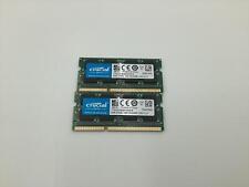 CRUCIAL 16GB (2 x 8GB) PC3-1600 SO-DIMM RAM CT8G3S160BM.M16FN picture